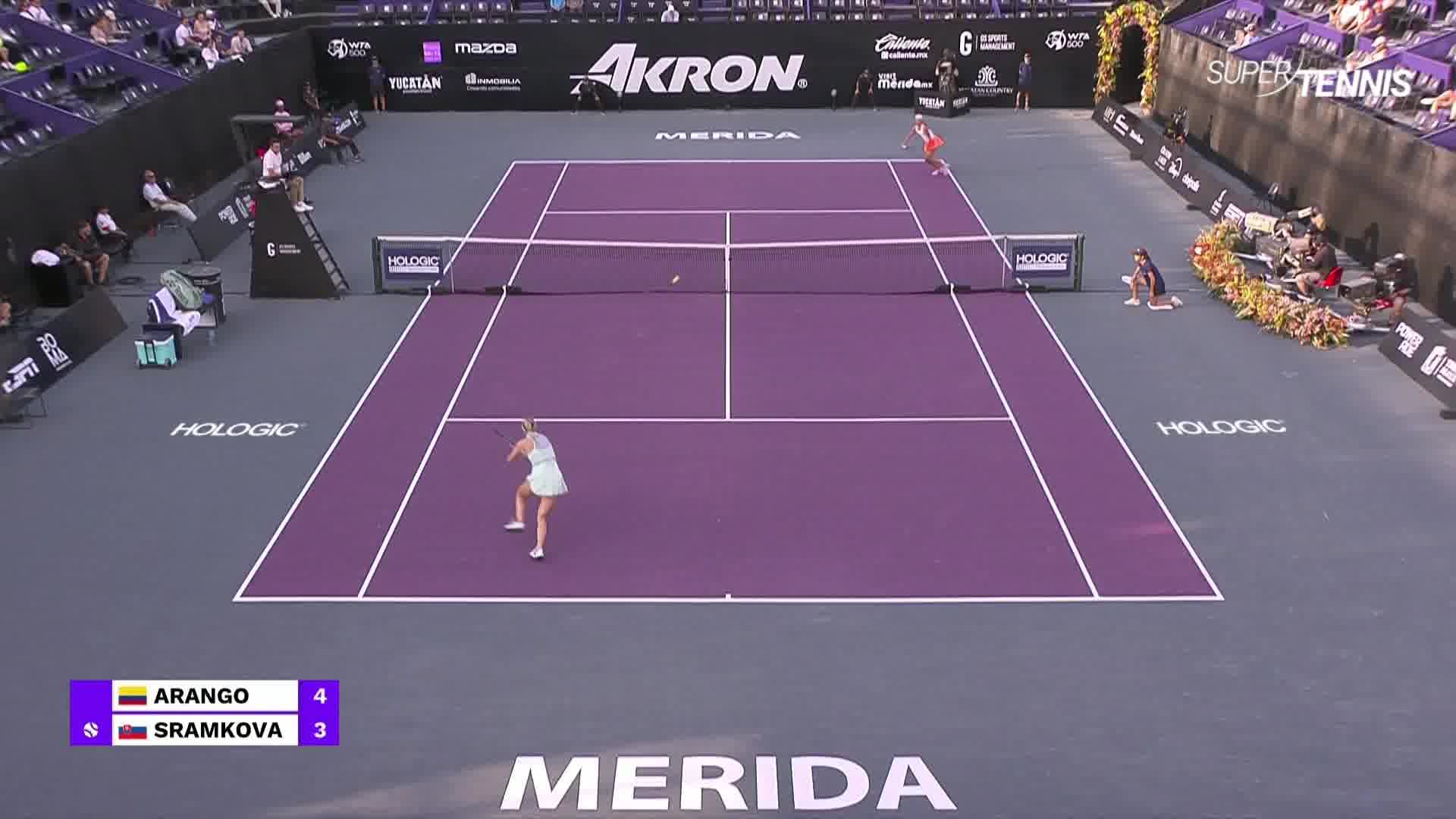 Arango-Sramkova, WTA Merida QF: highlights