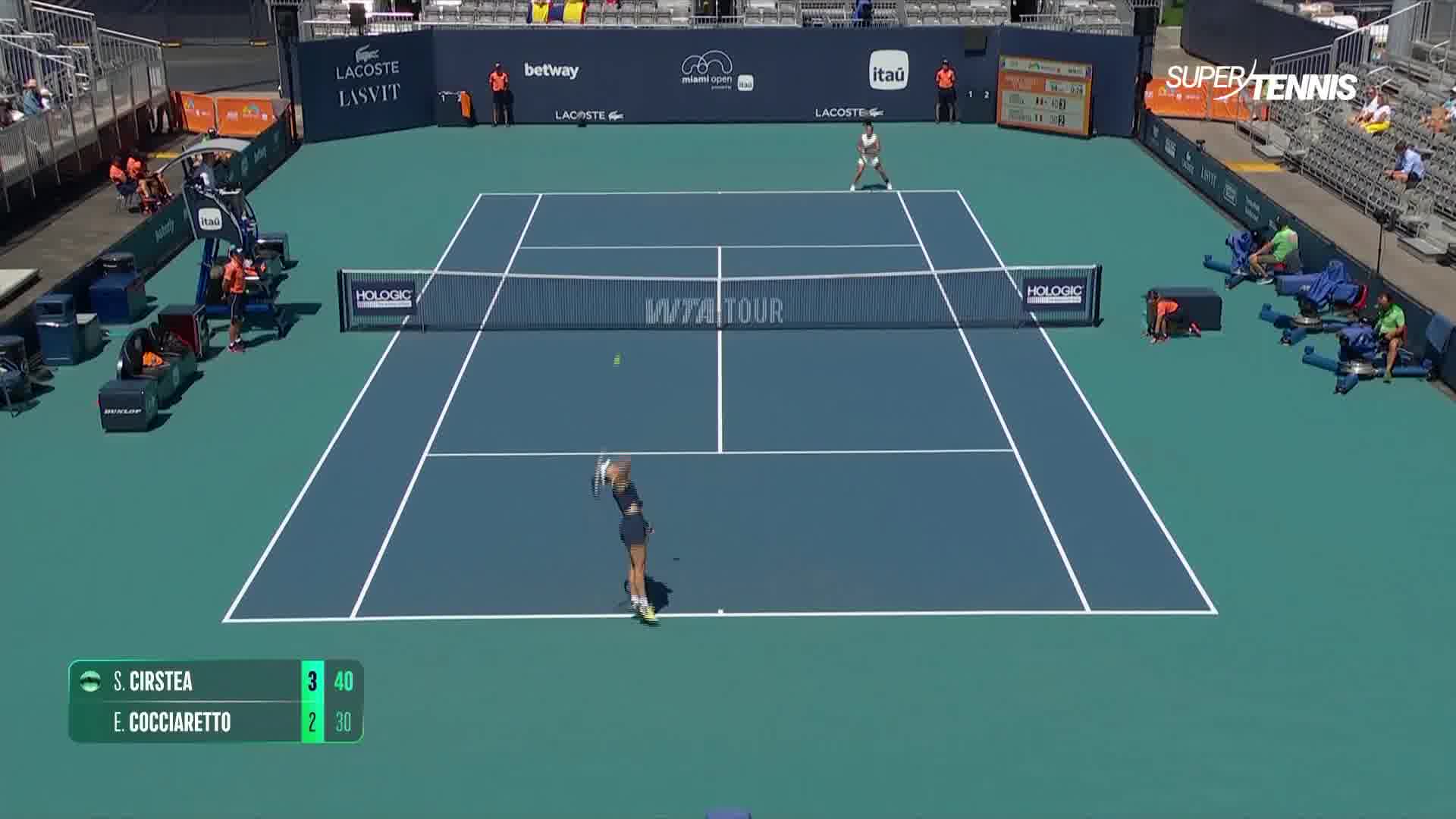 HL | WTA1000 Miami 1T - Cocciaretto vs Cirstea