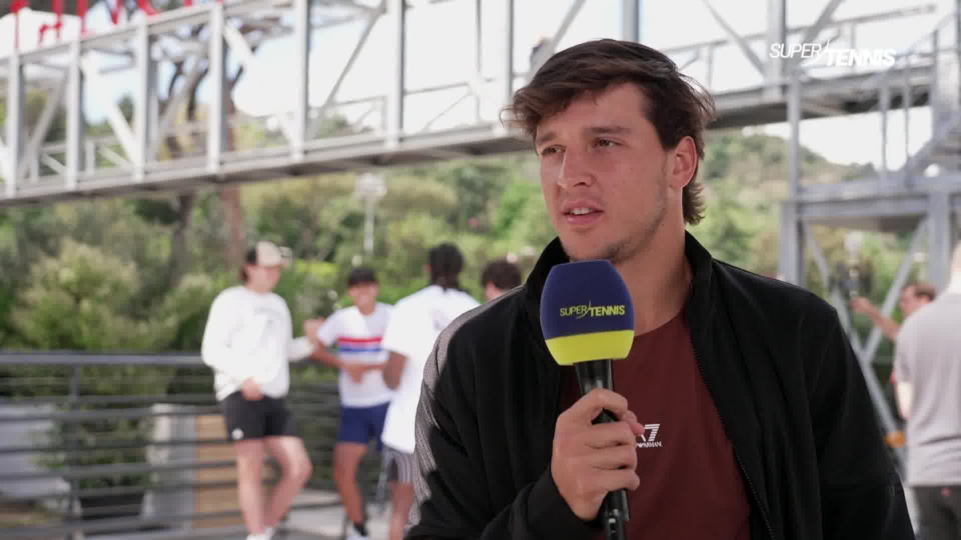 Darderi a SuperTennis: "Felice di tornare a Roma, mi piace il calore della gente"