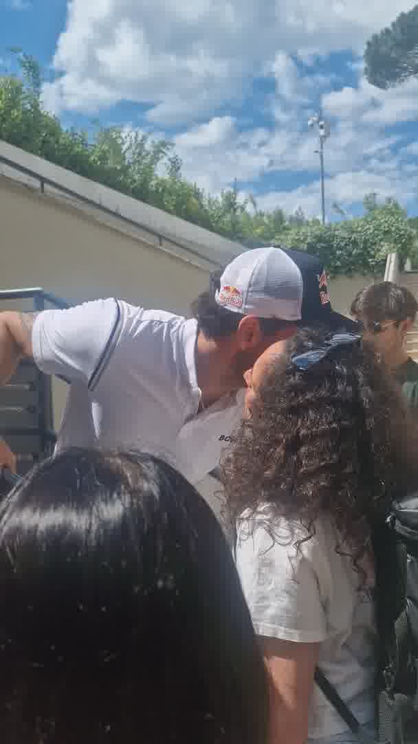 Berrettini-Brignone, il video dell'incontro al Foro