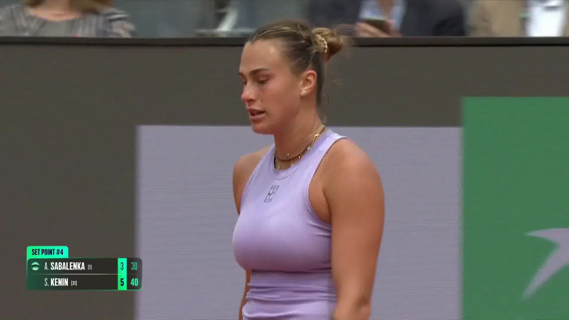 WTA 1000 Roma, 3°T: Sabalenka c. Kenin, highlights