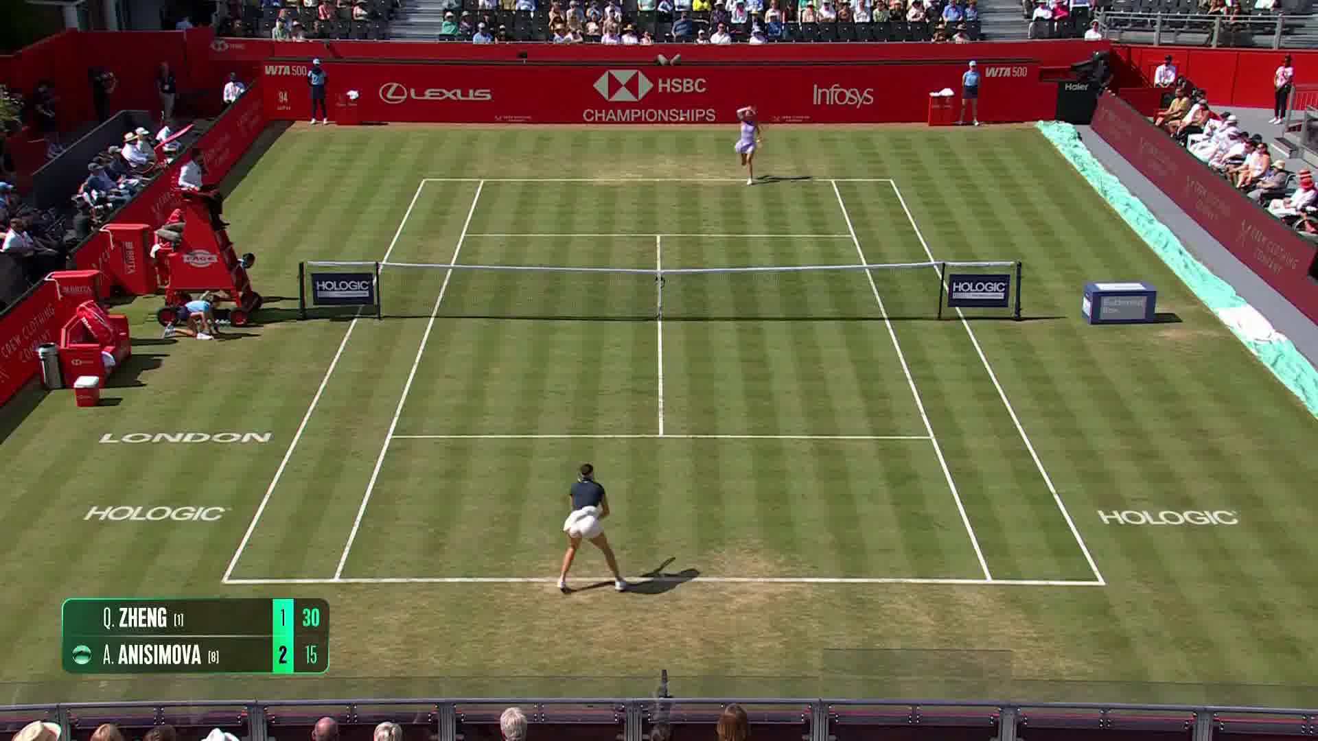 HL | WTA500 Londra - Zheng vs Anisimova