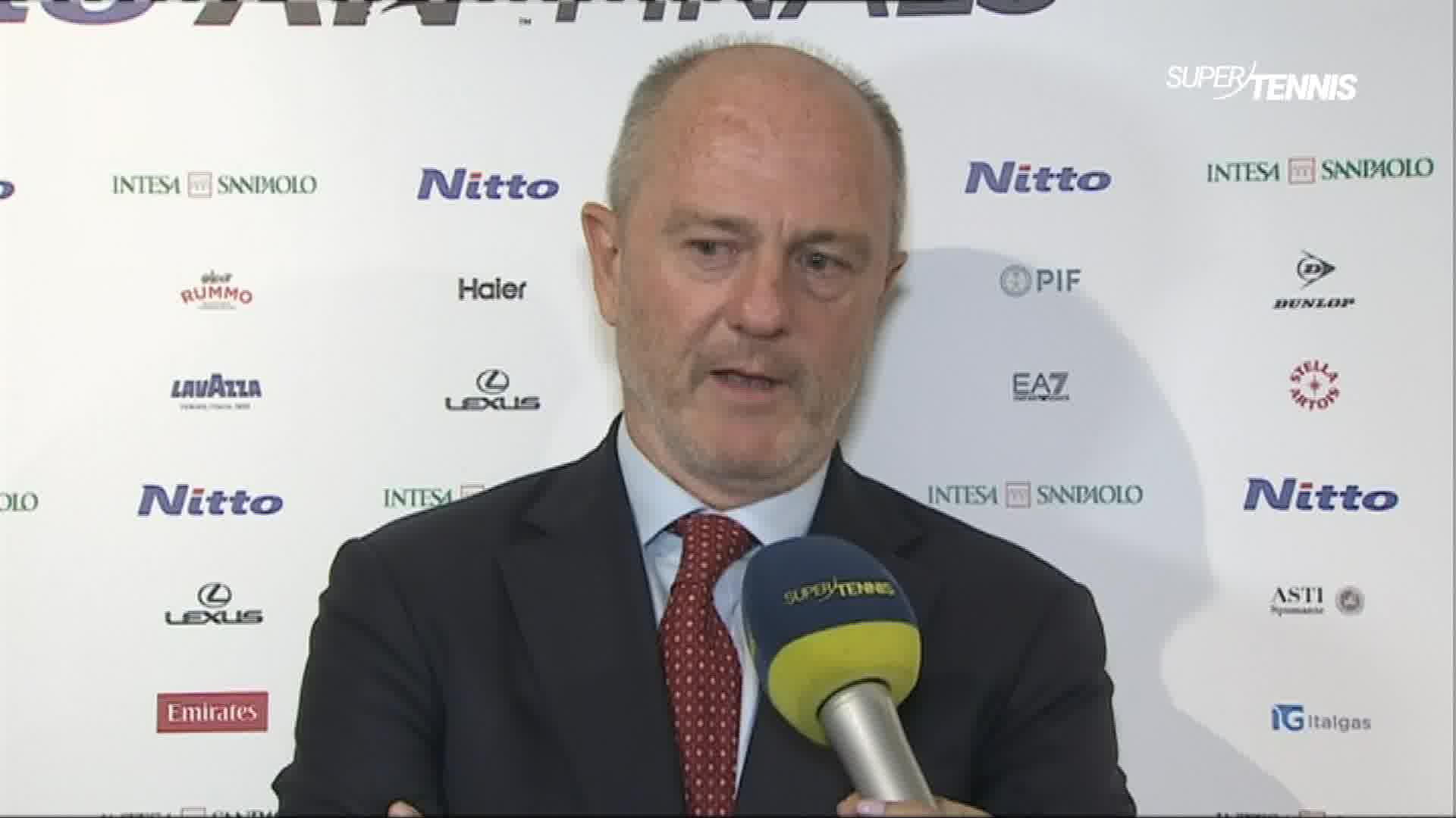 Binaghi: "Vogliamo far crescere ancora le Nitto ATP Finals"