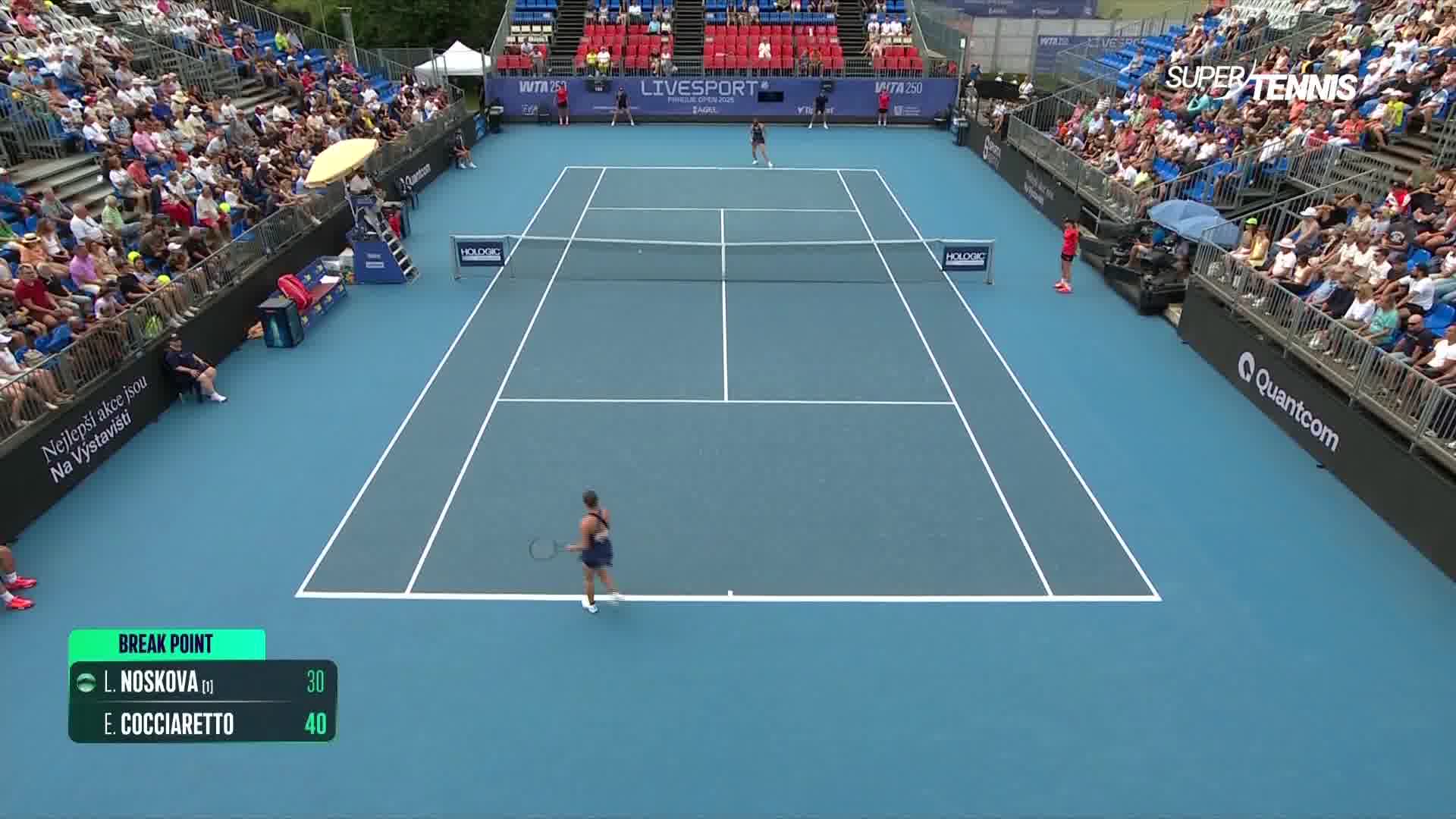 WTA Praga ottavi: highlights Noskova-Cocciaretto