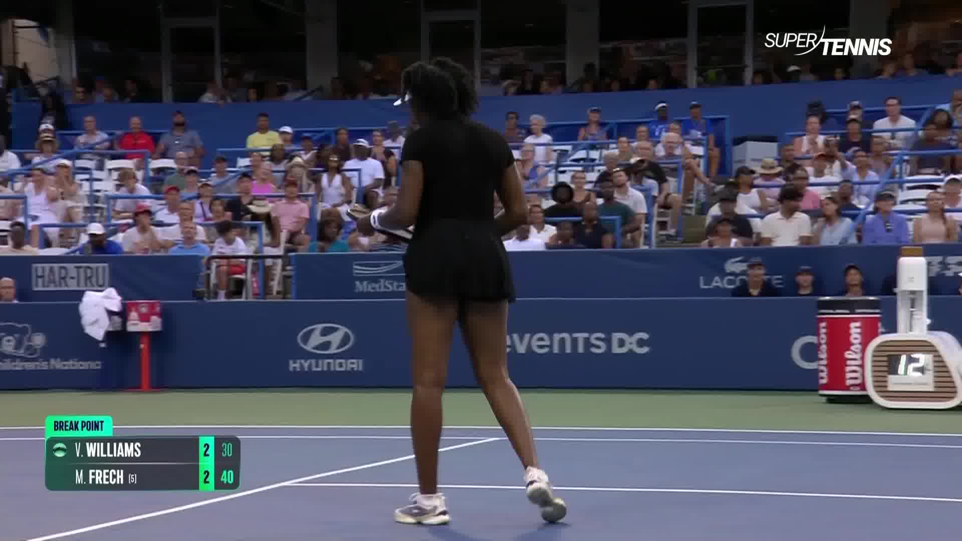 WTA Washington, ottavi: highlights V.Williams-Frech