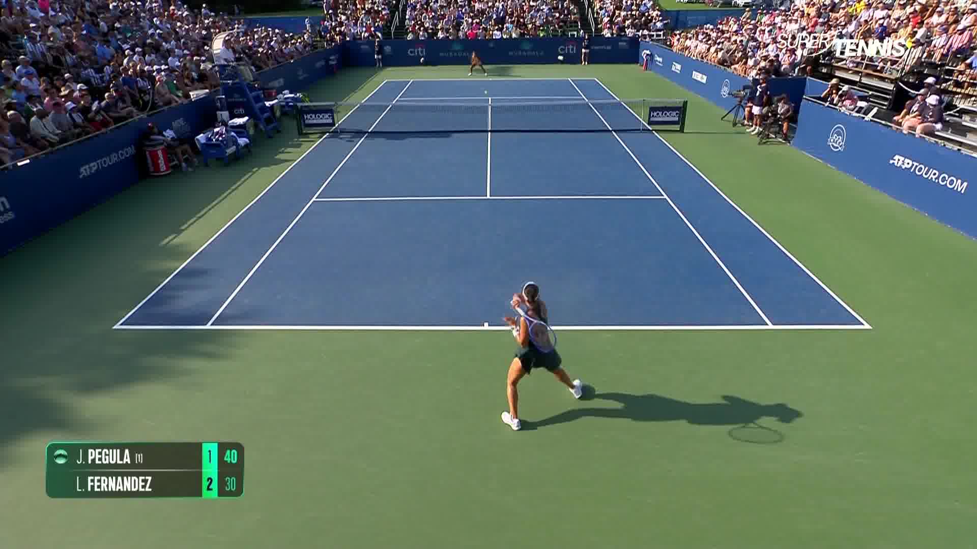 WTA Washington ottavi: highlights Pegula-Fernandez