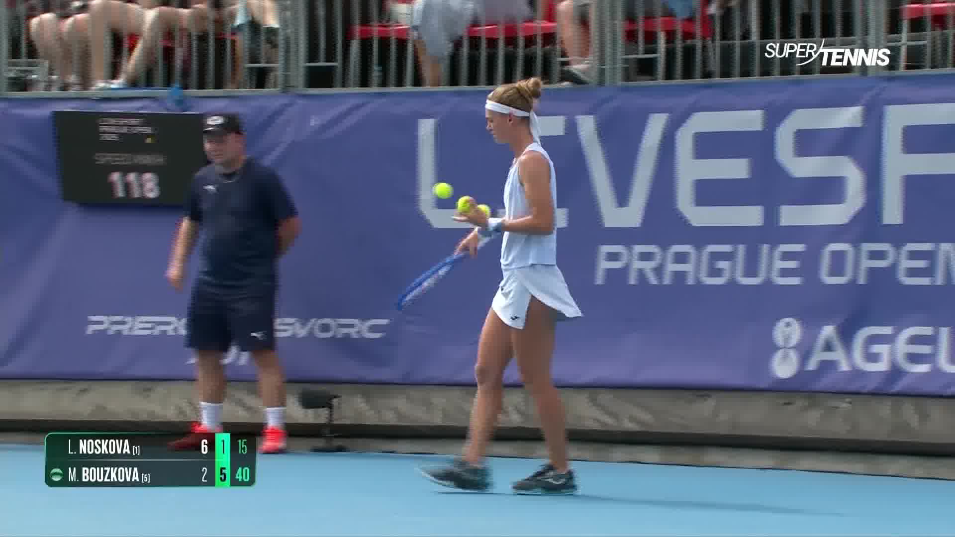 WTA Praga finale: highlights Noskova-Bouzkova