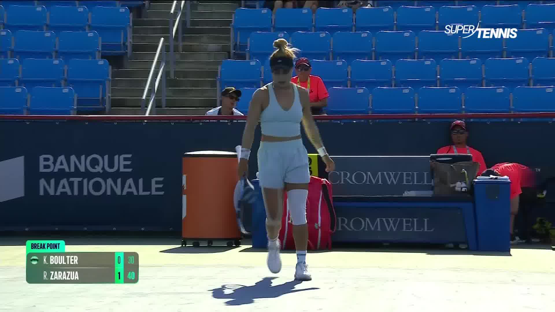 WTA Montreal, primo turno: highlights Boulter-Zarazua