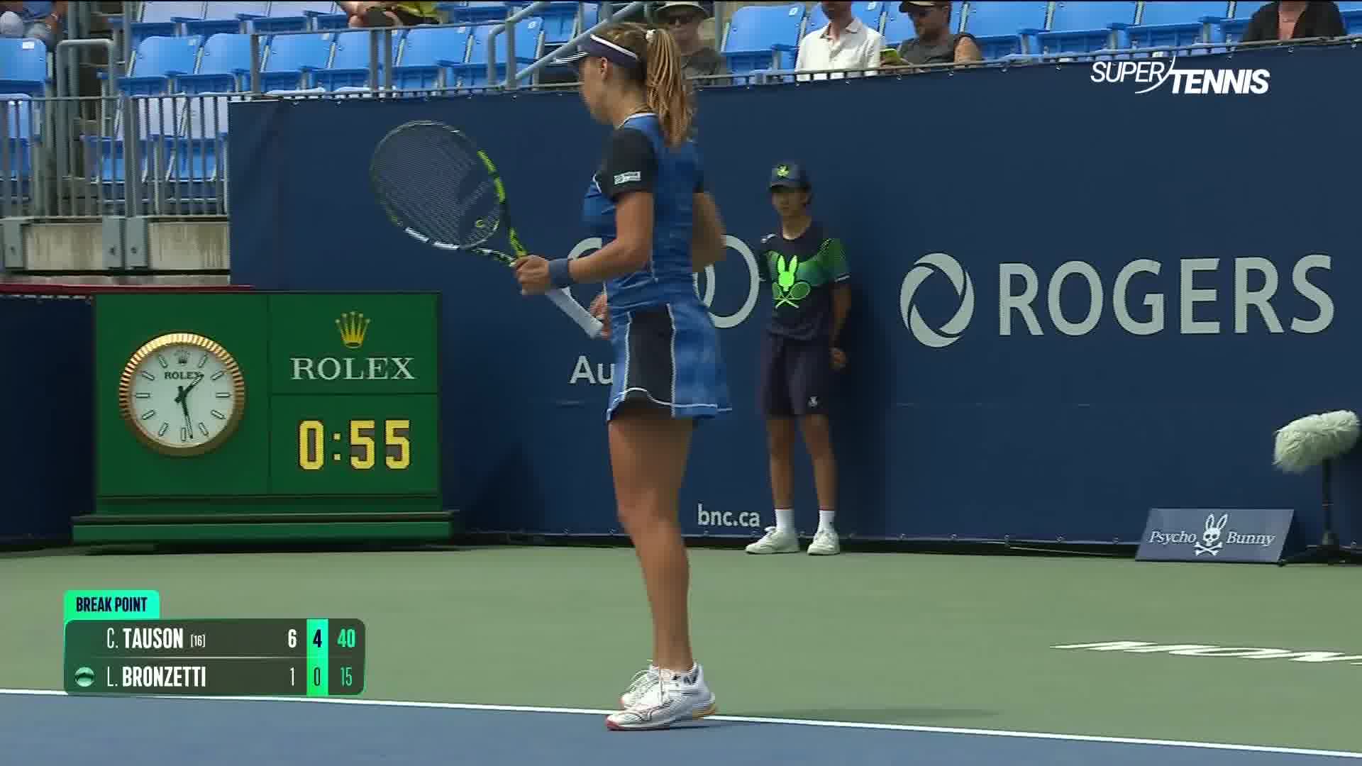 WTA 1000 Montreal, 2°T: Bronzetti-Tauson, gli highlights
