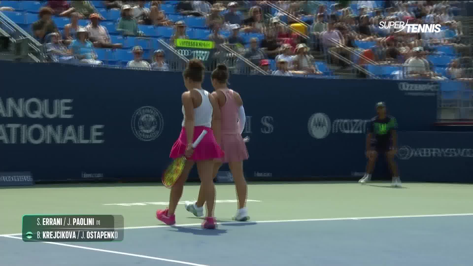 	WTA 1000 Montreal, 2°T: Errani/Paolini-Krejcikova/Ostapenko, gli highlights