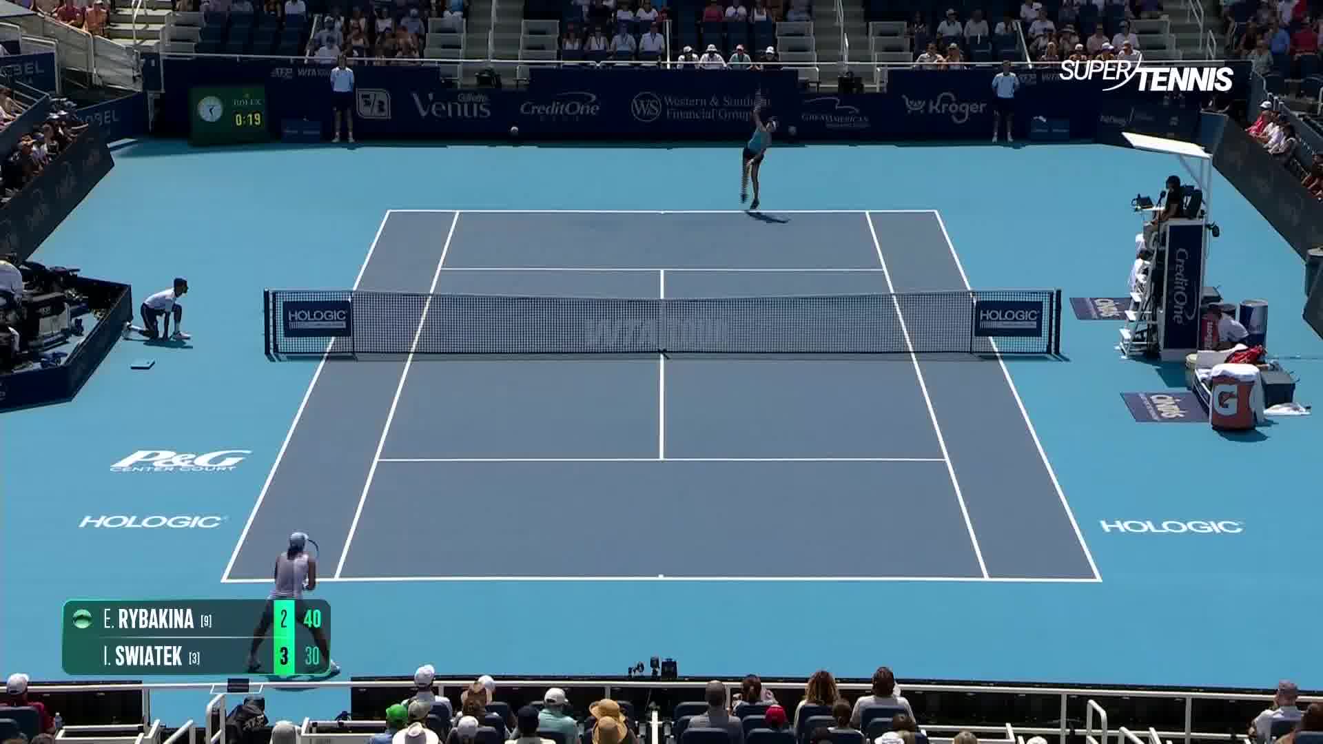 WTA 1000 Cincinnati, SF: highlights Swiatek vs Rybakina