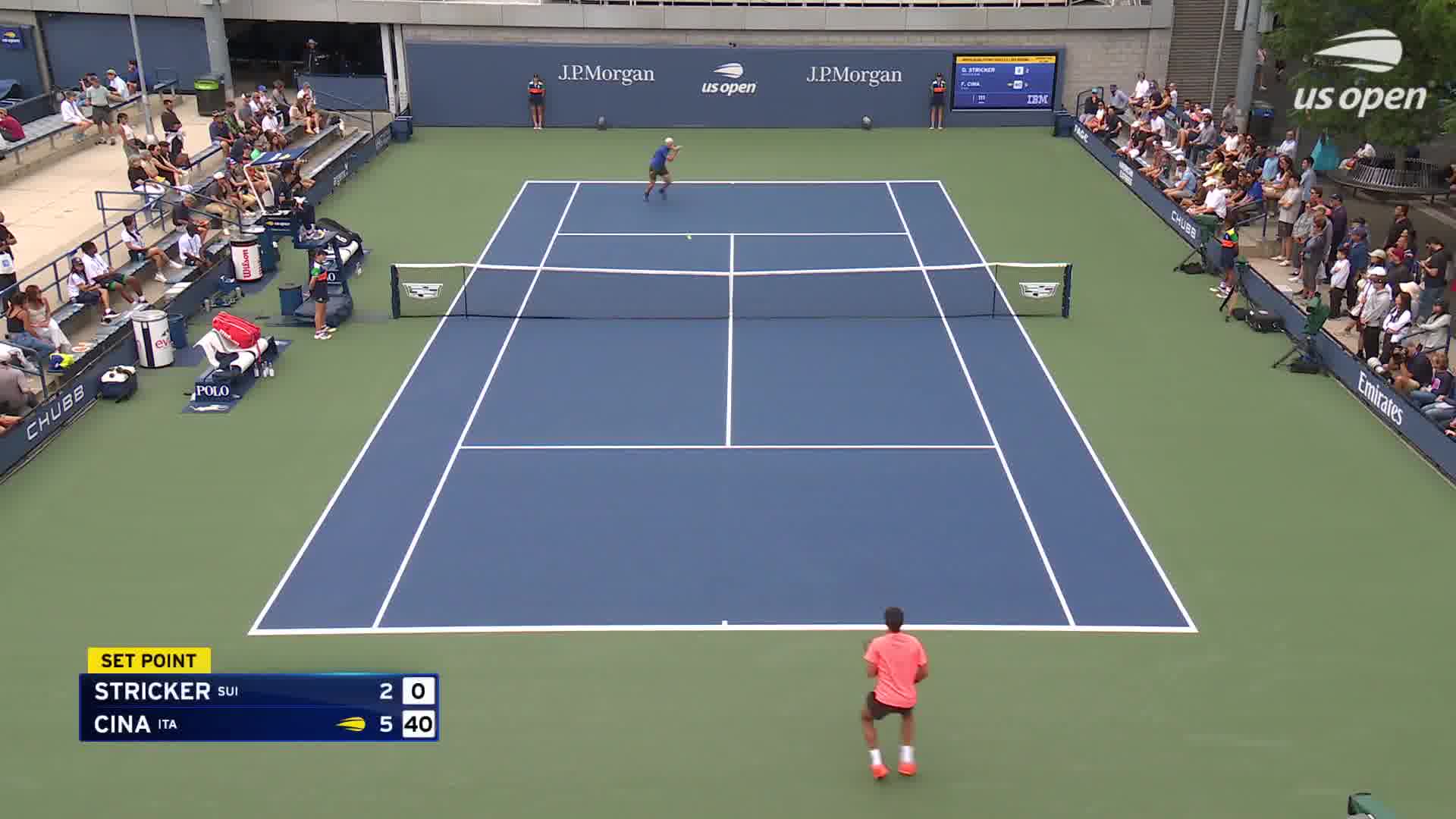 Qualificazioni US Open: Cinà-Stricker, gli highlights