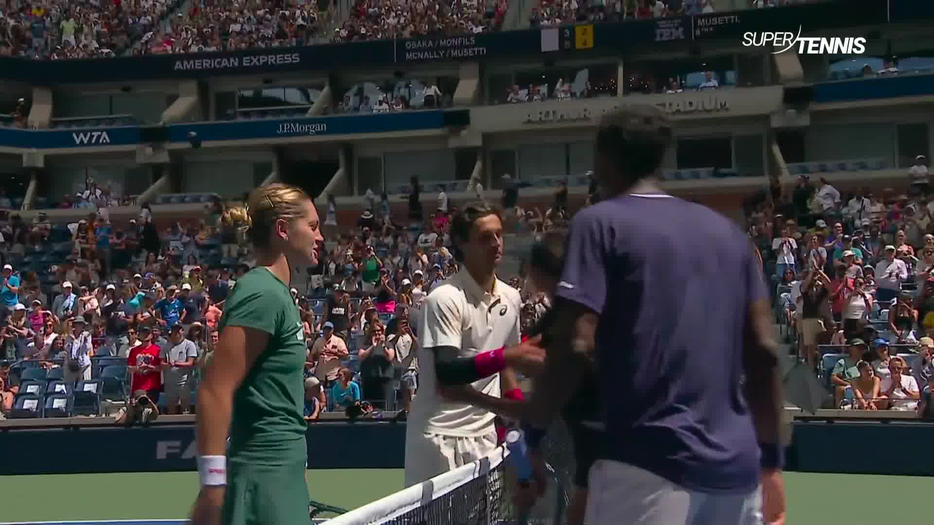 US Open, doppio misto: la gioia di Musetti e NcNally