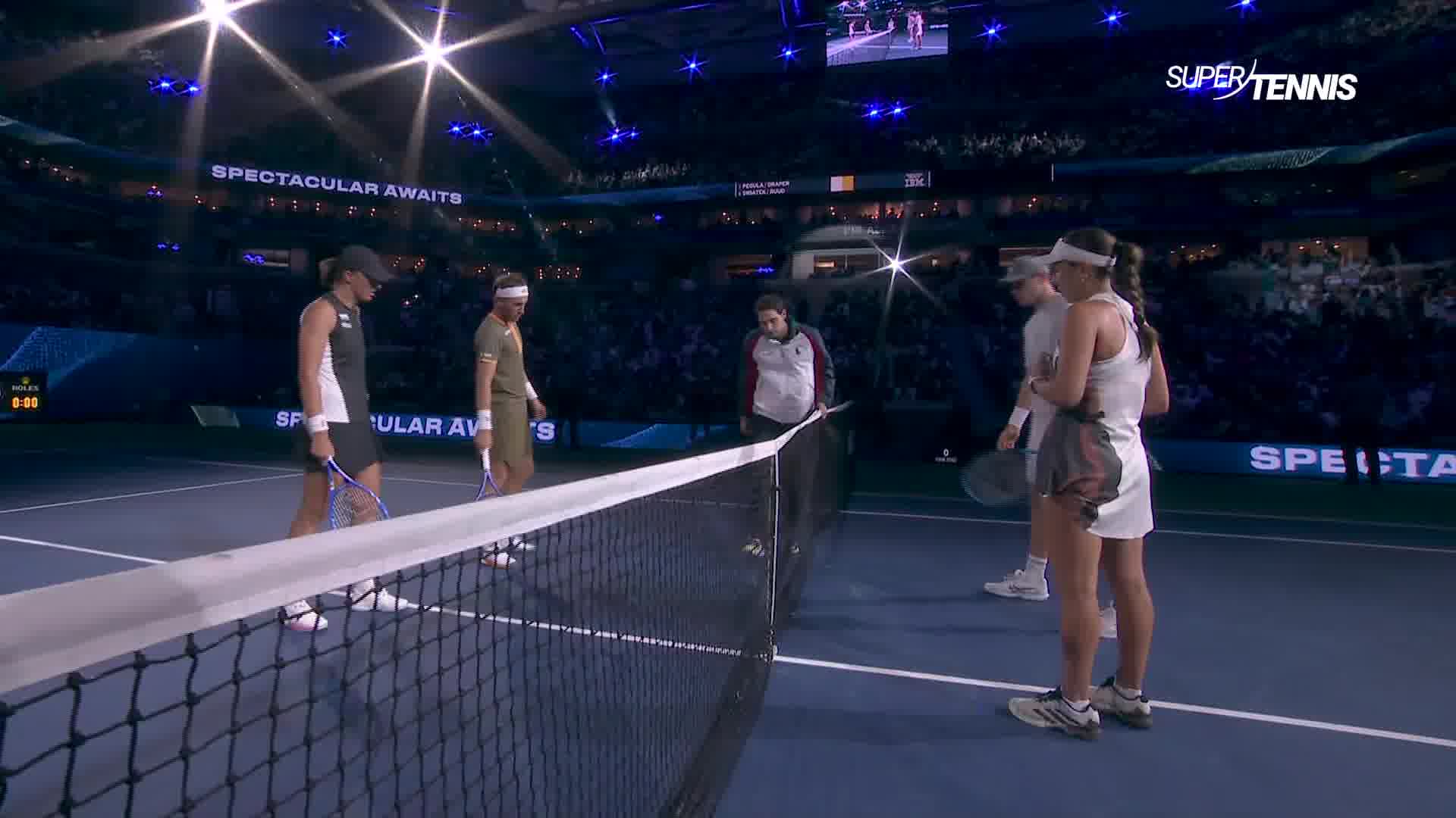 US Open su SuperTennis: il meglio di Swiatek/Ruud vs Pegula/Draper