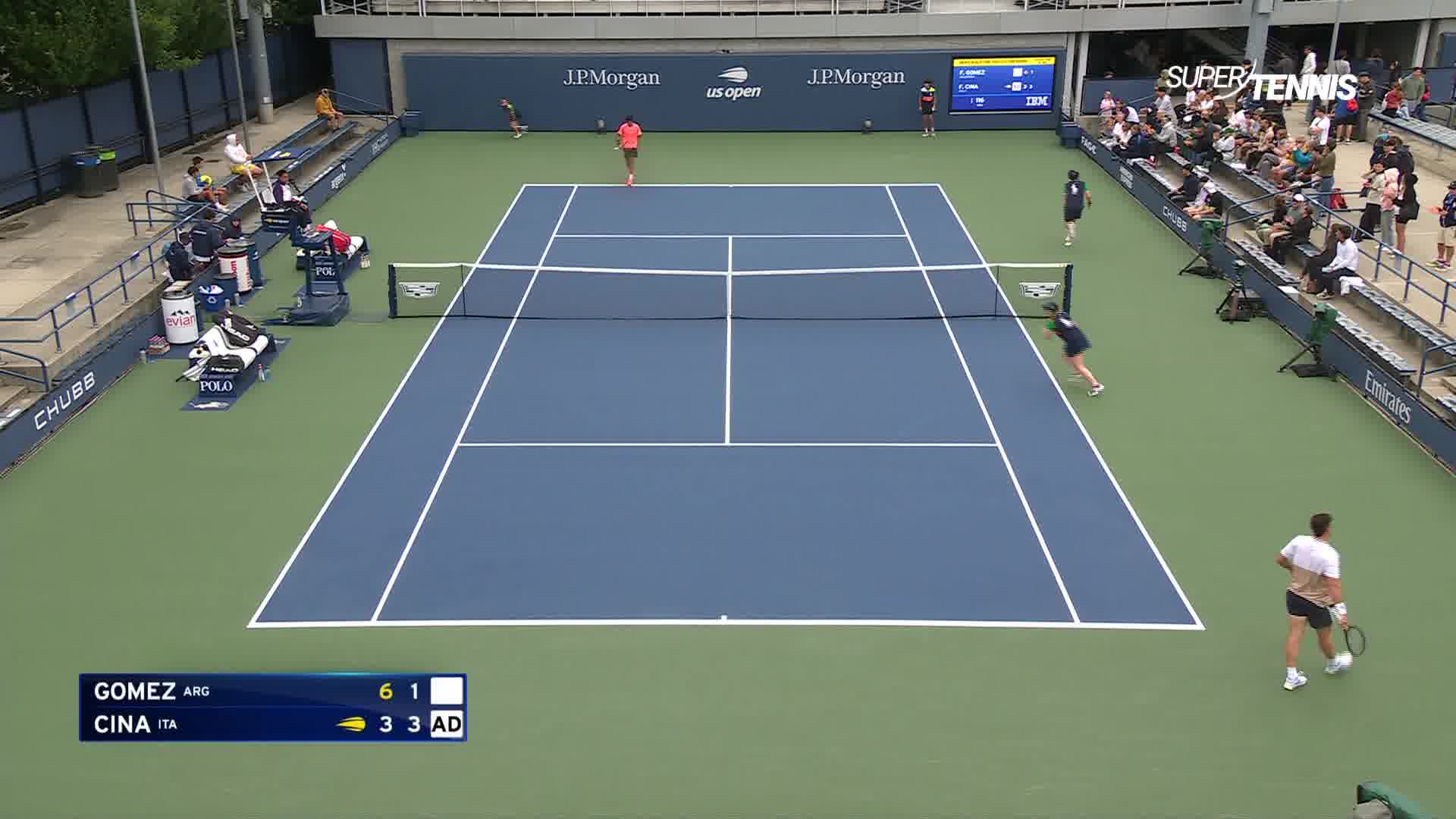Qualificazioni US Open: Cinà vs Gomez, gli highlights